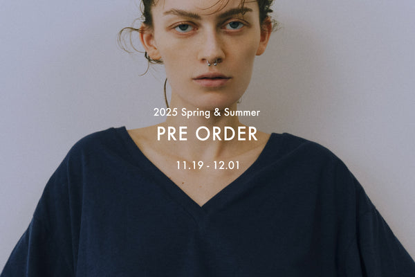 2025 SPRING & SUMMER PRE ORDERについて｜onit（オニット）OFFICIAL ONLINE STORE