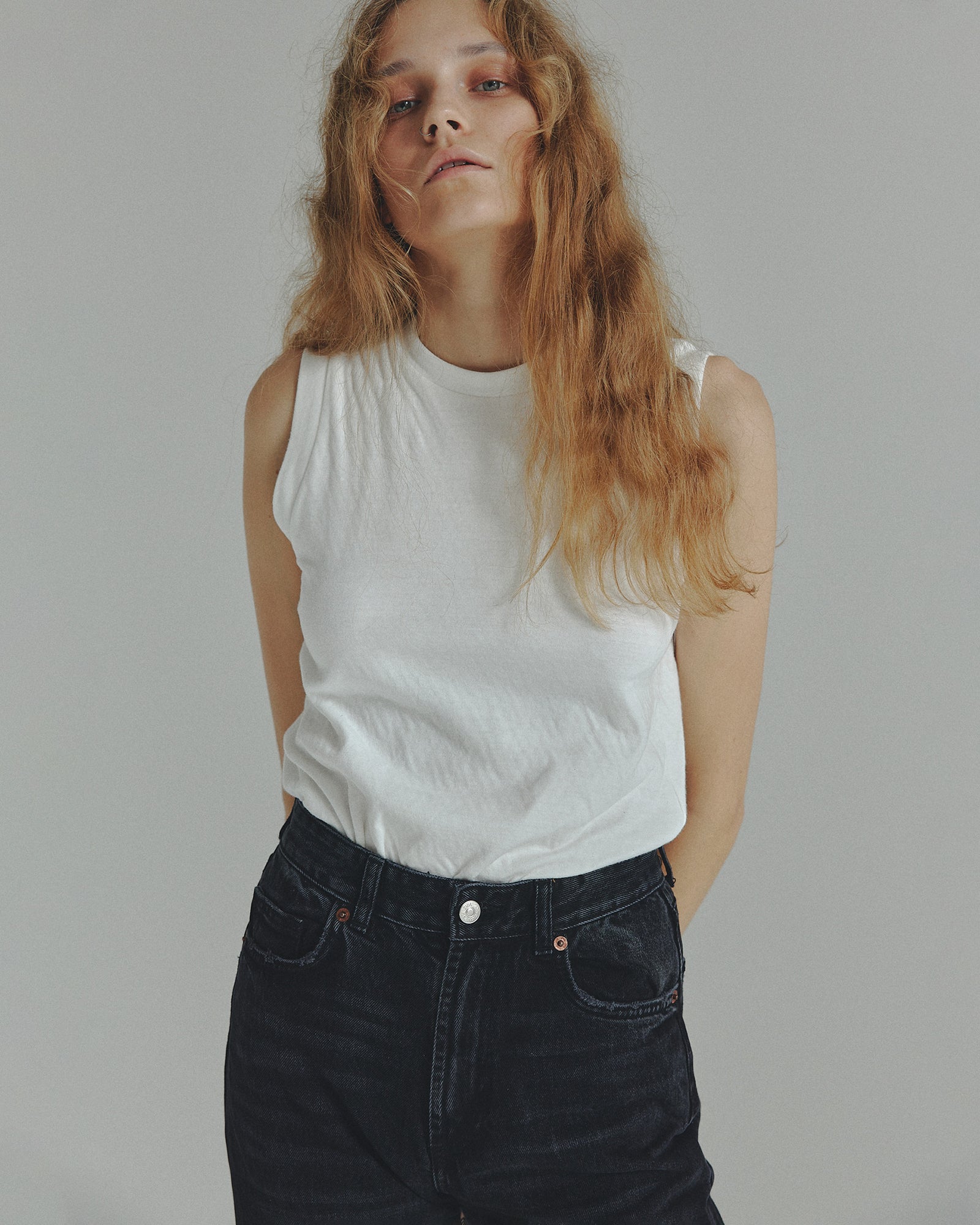 トップス 14th addition double zip tank top 14th addition double zip tank top（Sewing a tank top with