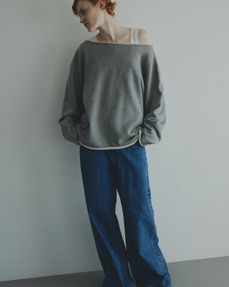 COTTON FRENCH TERRY LOOSE SWEAT SHIRTS（コットン裏毛ルーズスウェットトップス）｜onit（オニット）OFFICIAL ONLINE STORE