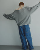 COTTON FRENCH TERRY LOOSE SWEAT SHIRTS（コットン裏毛ルーズスウェットトップス）｜onit（オニット）OFFICIAL ONLINE STORE