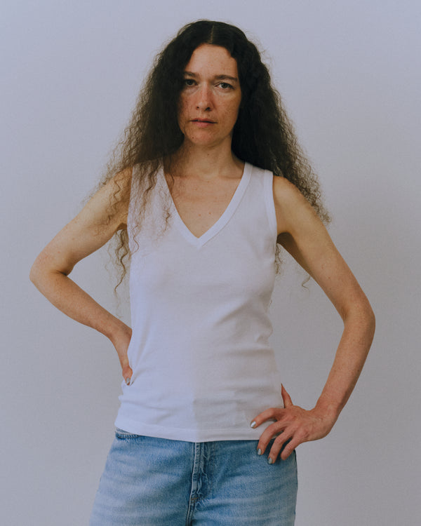 COTTON RIB  V-NECK TANK  TOP（コットンフライスＶネックタンク）｜onit（オニット）OFFICIAL ONLINE STORE