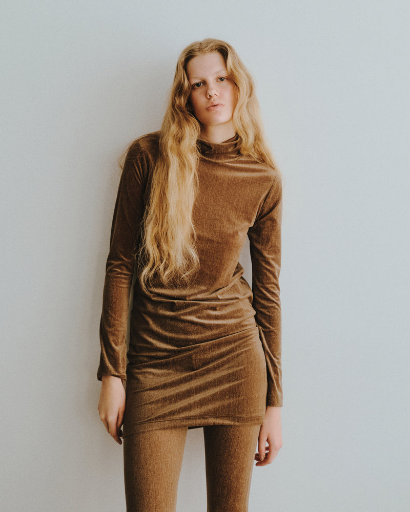 SHEER VELOUR  L/S TUNIC（シアーベロアロングスリーブチュニック）｜ONIT（オニット）OFFICIAL ONLINE STORE