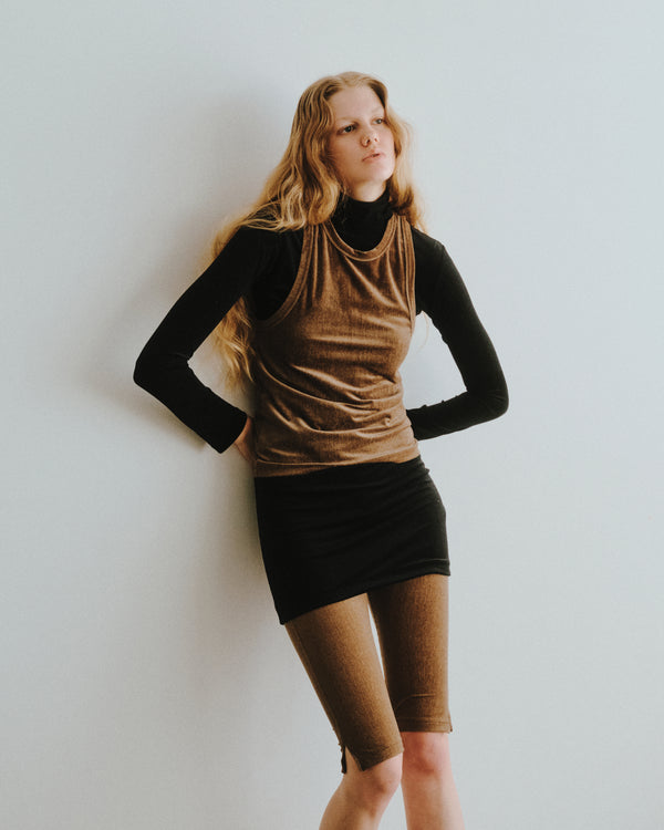 SHEER VELOUR AMERICAN/S TANK TOP（シアーベロアアメリカンスリーブタンクトップ）｜ONIT（オニット）OFFICIAL ONLINE STORE