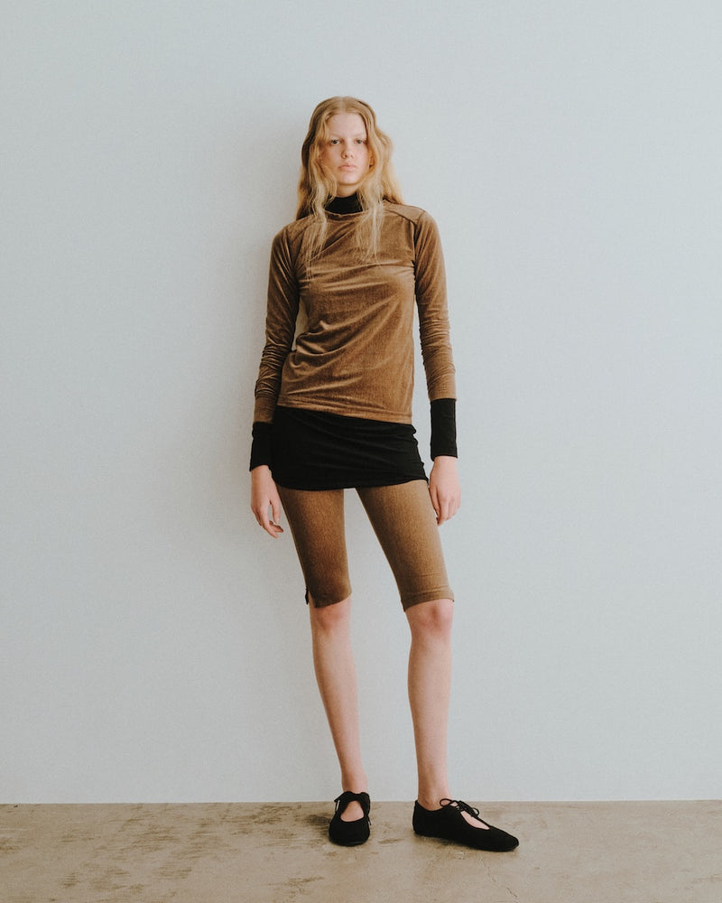 SHEER VELOUR  HALF LEGGINGS（シアーベロアハーフレギンス）｜ONIT（オニット）OFFICIAL ONLINE STORE