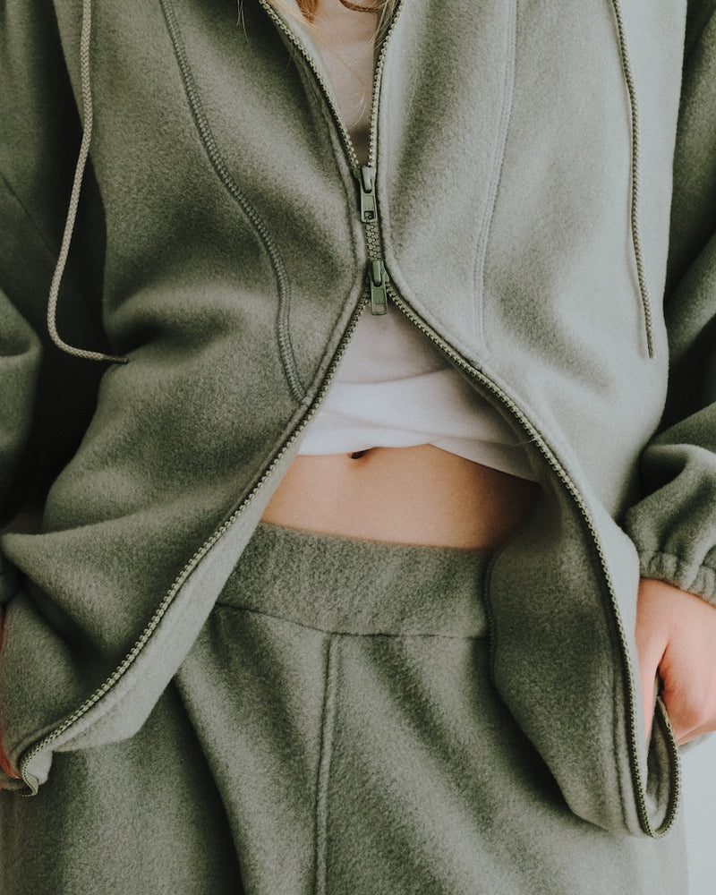 RECYCLING FLEECE W ZIP UP TOPS（リサイクリングフリースダブルジップアップパンツ）｜ONIT（オニット）OFFICIAL ONLINE STORE