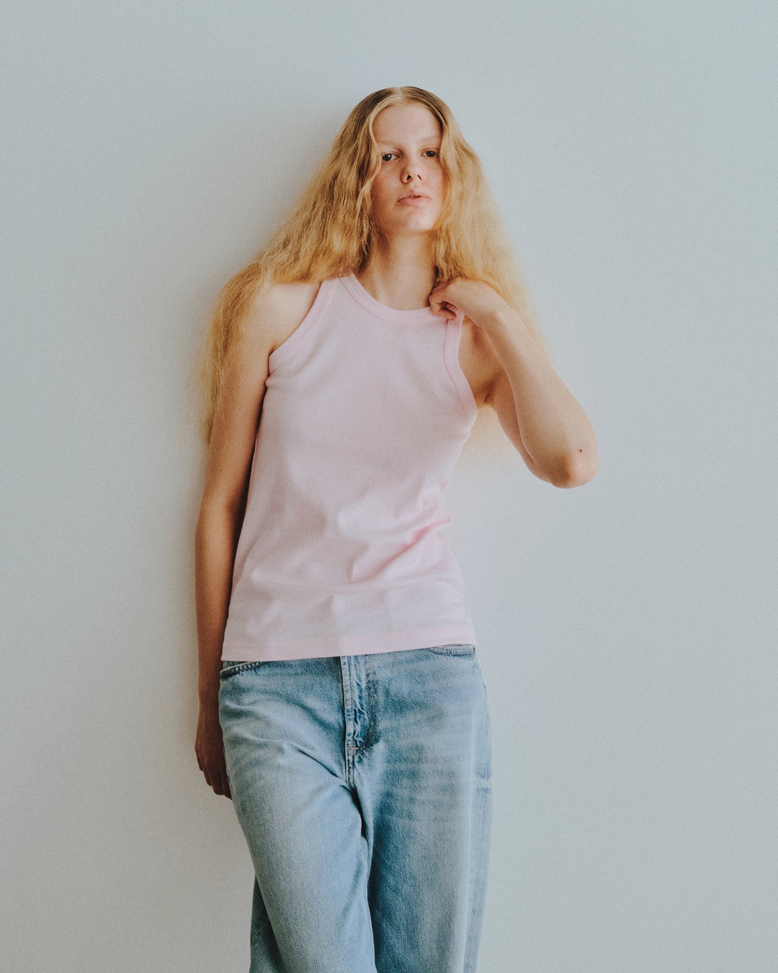 COTTON RIB AMERICAN/S TANK TOP（コットンフライスアメスリ