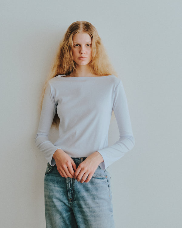 COTTON RIB BOAT-NECK L/S T-SHIRT（コットンフライスリブボートネックロングスリーブTシャツ）｜ONIT（オニット）OFFICIAL ONLINE STORE