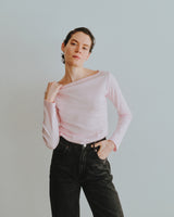 COTTON RIB BOAT-NECK L/S T-SHIRT（コットンフライスリブボートネックロングスリーブTシャツ）｜ONIT（オニット）OFFICIAL ONLINE STORE