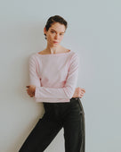 COTTON RIB BOAT-NECK L/S T-SHIRT（コットンフライスリブボートネックロングスリーブTシャツ）｜ONIT（オニット）OFFICIAL ONLINE STORE