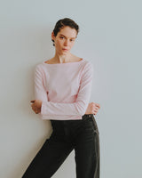 COTTON RIB BOAT-NECK L/S T-SHIRT（コットンフライスリブボートネックロングスリーブTシャツ）｜ONIT（オニット）OFFICIAL ONLINE STORE