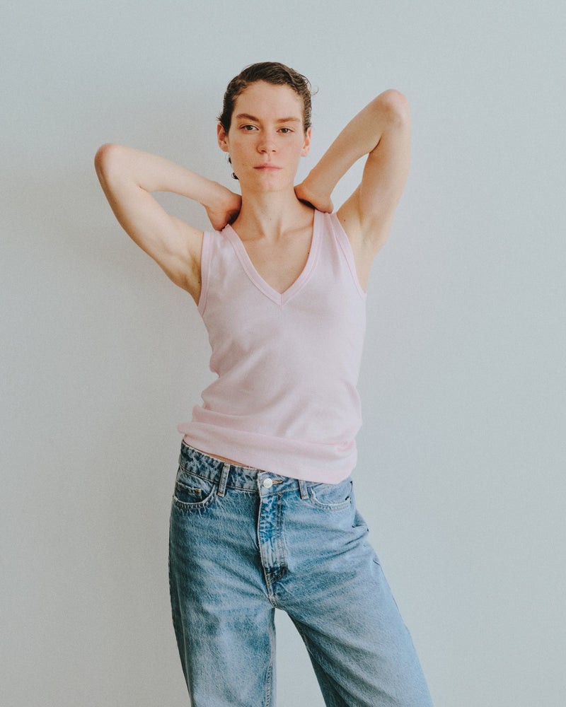 COTTON RIB  V-NECK TANK  TOP（コットンフライスＶネックタンク）｜ONIT（オニット）OFFICIAL ONLINE STORE
