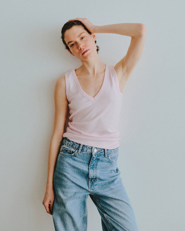 COTTON RIB  V-NECK TANK  TOP（コットンフライスＶネックタンク）｜ONIT（オニット）OFFICIAL ONLINE STORE