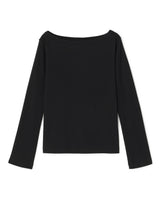 COTTON RIB BOAT-NECK L/S T-SHIRT（コットンフライスリブボートネックロングスリーブTシャツ）｜ONIT（オニット）OFFICIAL ONLINE STORE
