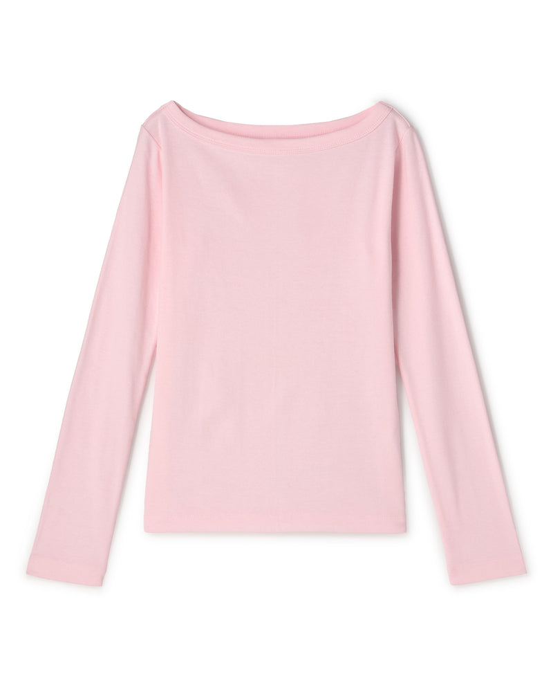 COTTON RIB BOAT-NECK L/S T-SHIRT（コットンフライスリブボートネックロングスリーブTシャツ）｜ONIT（オニット）OFFICIAL ONLINE STORE