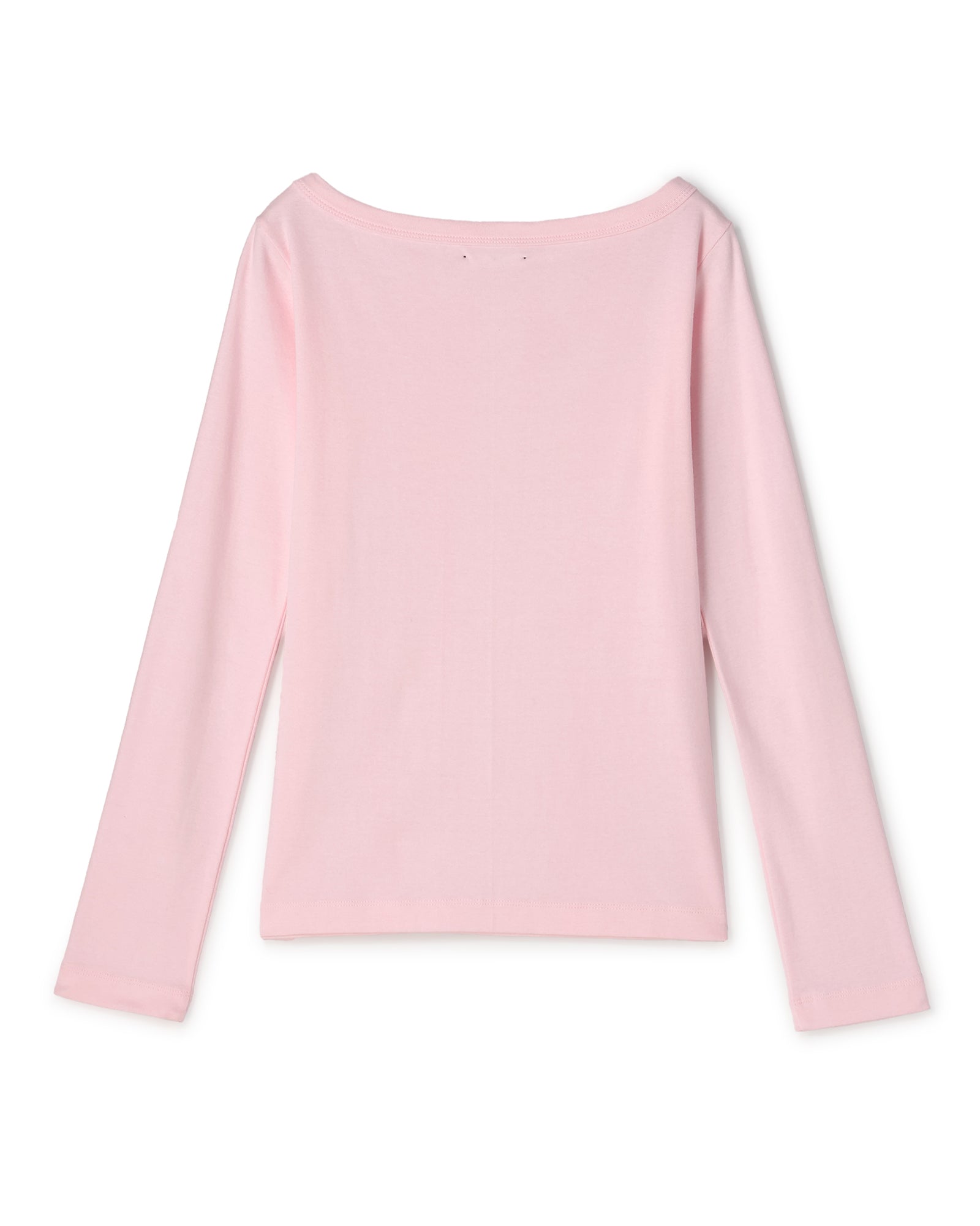 COTTON RIB BOAT-NECK L/S T-SHIRT（コットンフライスリブボート