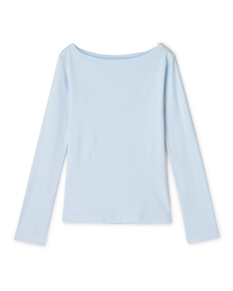 COTTON RIB BOAT-NECK L/S T-SHIRT（コットンフライスリブボートネックロングスリーブTシャツ）｜ONIT（オニット）OFFICIAL ONLINE STORE