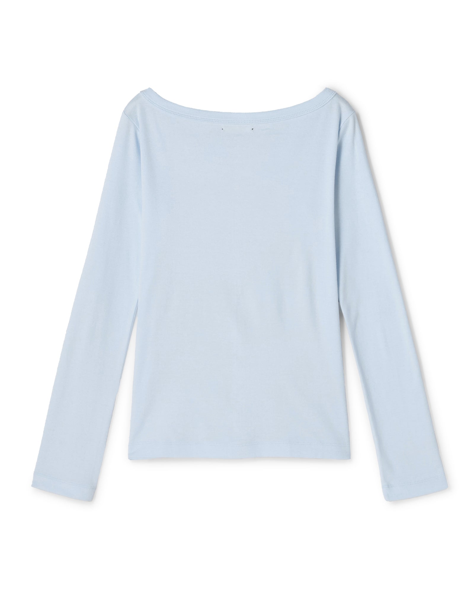 COTTON RIB BOAT-NECK L/S T-SHIRT（コットンフライスリブボート