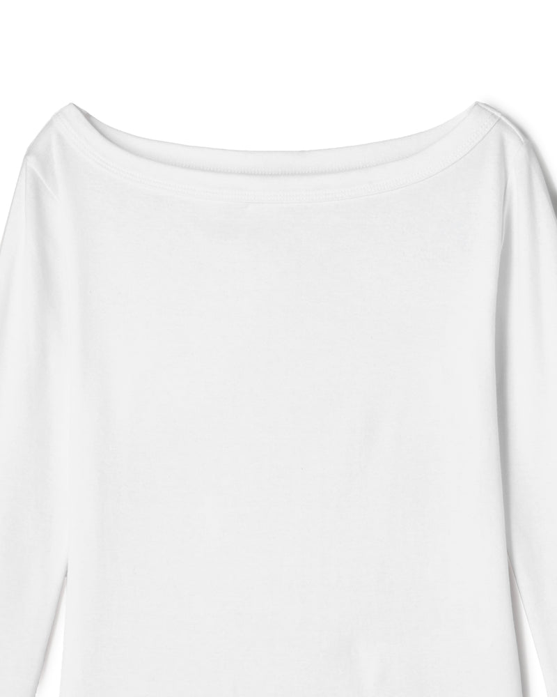COTTON RIB BOAT-NECK L/S T-SHIRT（コットンフライスリブボートネックロングスリーブTシャツ）｜ONIT（オニット）OFFICIAL ONLINE STORE