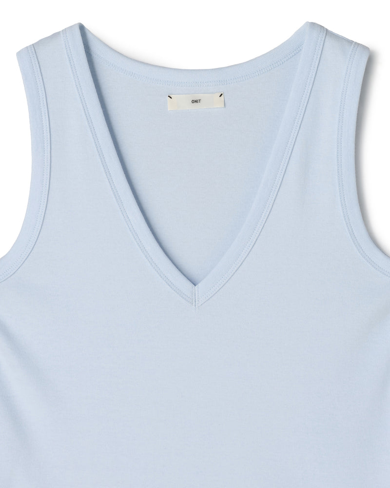 COTTON RIB  V-NECK TANK  TOP（コットンフライスＶネックタンク）｜ONIT（オニット）OFFICIAL ONLINE STORE