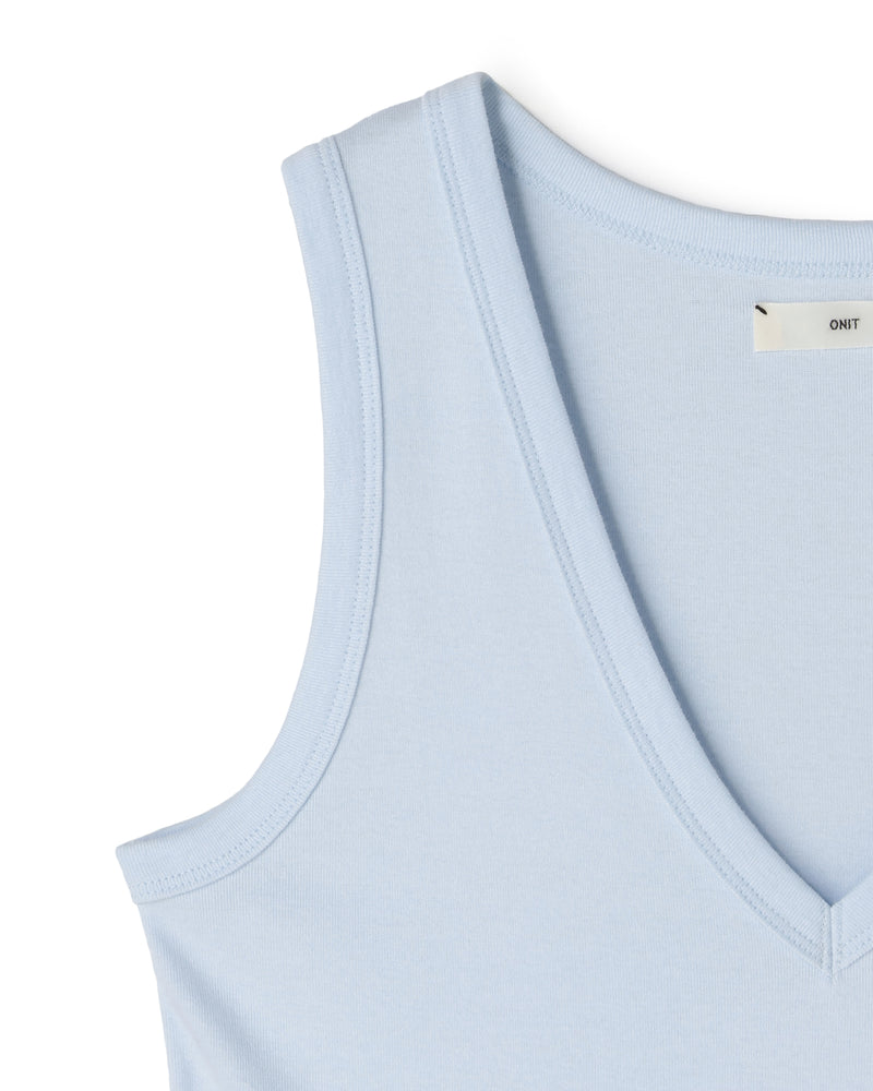 COTTON RIB  V-NECK TANK  TOP（コットンフライスＶネックタンク）｜ONIT（オニット）OFFICIAL ONLINE STORE
