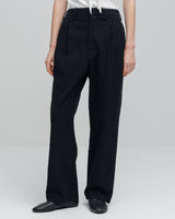 HOPSACK CENTER PRESS TUCK PANTS（ホップサックセッタープレスタックパンツ）｜ONIT（オニット）OFFICIAL ONLINE STORE