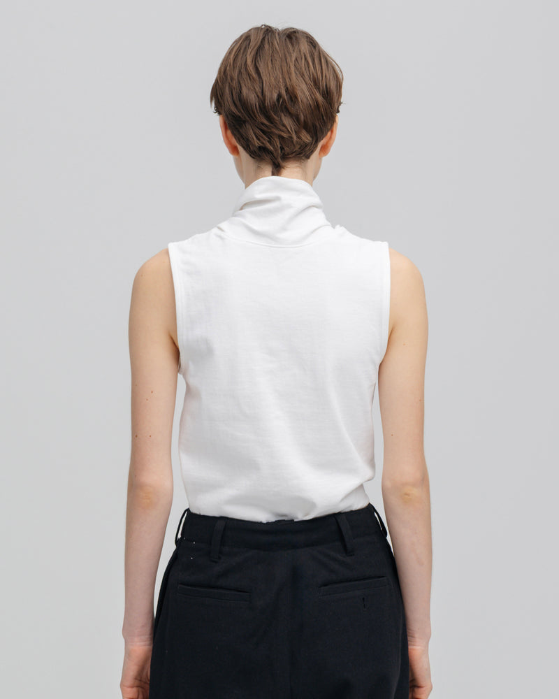 SUPER AMERICAN DRY COTTON BOW TIE SLEEVELESS TOPS（スーパー