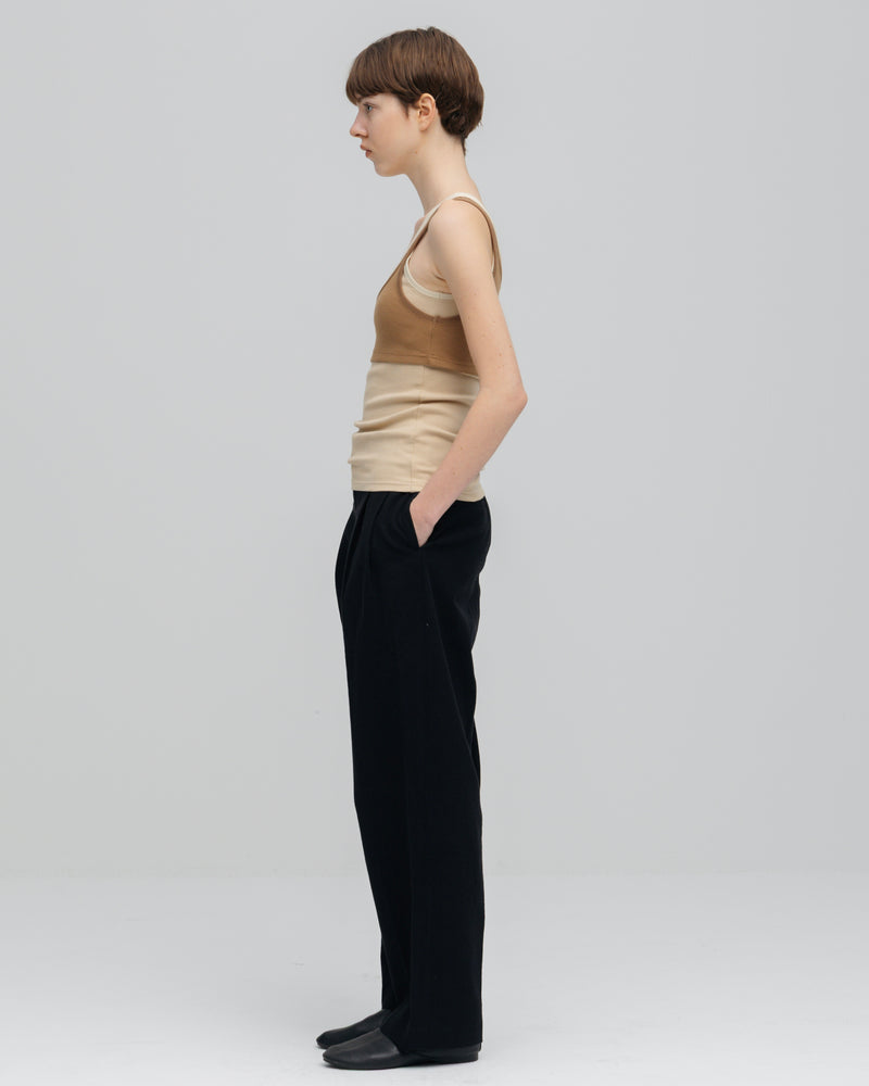 TAN タンクトップ RIB LAYERED TANK TOP（ベアテレコレイヤードタンク）｜ONIT（オニット