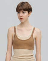 RIB LAYERED TANK TOP（ベアテレコレイヤードタンク）｜ONIT（オニット）OFFICIAL ONLINE STORE