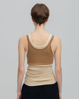 RIB LAYERED TANK TOP（ベアテレコレイヤードタンク）｜ONIT（オニット）OFFICIAL ONLINE STORE