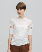 SHEER COTTON SLIT SLEEVE T-SHIRTS（シアーコットンスリットスリーブTシャツ）｜ONIT（オニット）OFFICIAL ONLINE STORE