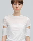 SHEER COTTON SLIT SLEEVE T-SHIRTS（シアーコットンスリットスリーブTシャツ）｜ONIT（オニット）OFFICIAL ONLINE STORE