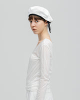 SHEER COTTON SLIT SLEEVE T-SHIRTS（シアーコットンカシュクールトップス）｜ONIT（オニット）OFFICIAL ONLINE STORE