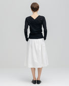 SHEER COTTON SLIT SLEEVE T-SHIRTS（シアーコットンカシュクールトップス）｜ONIT（オニット）OFFICIAL ONLINE STORE