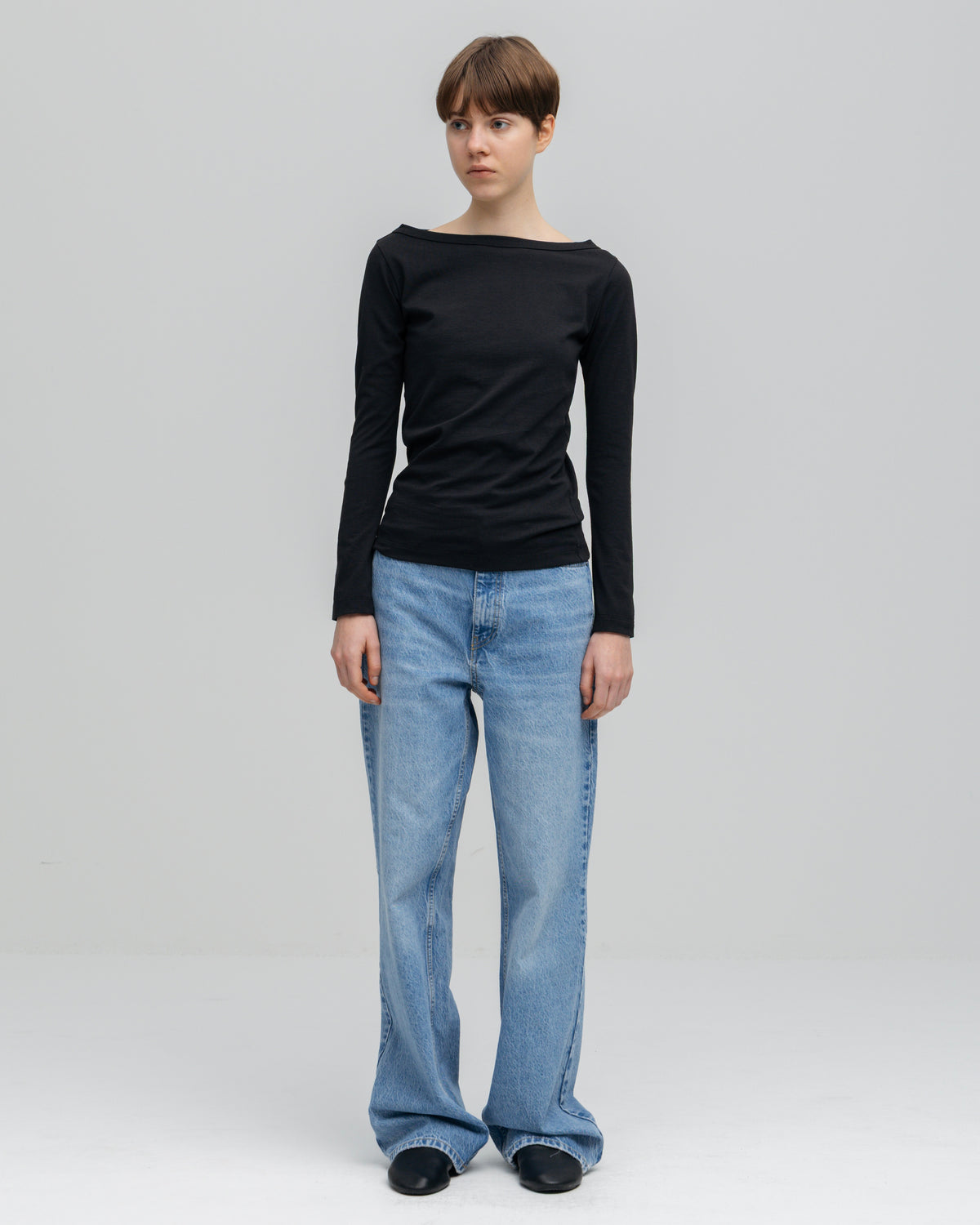AMERICAN DRY COTTON  BOAT-NECK  L/S TEE（アメリカンドライコットンボートネックロングスリーブTシャツ）｜ONIT（オニット）OFFICIAL ONLINE STORE