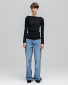 AMERICAN DRY COTTON  BOAT-NECK  L/S T-SHIRT（アメリカンドライコットンボートネックロングスリーブTシャツ）｜ONIT（オニット）OFFICIAL ONLINE STORE