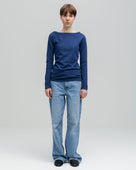 AMERICAN DRY COTTON  BOAT-NECK  L/S T-SHIRT（アメリカンドライコットンボートネックロングスリーブTシャツ）｜ONIT（オニット）OFFICIAL ONLINE STORE