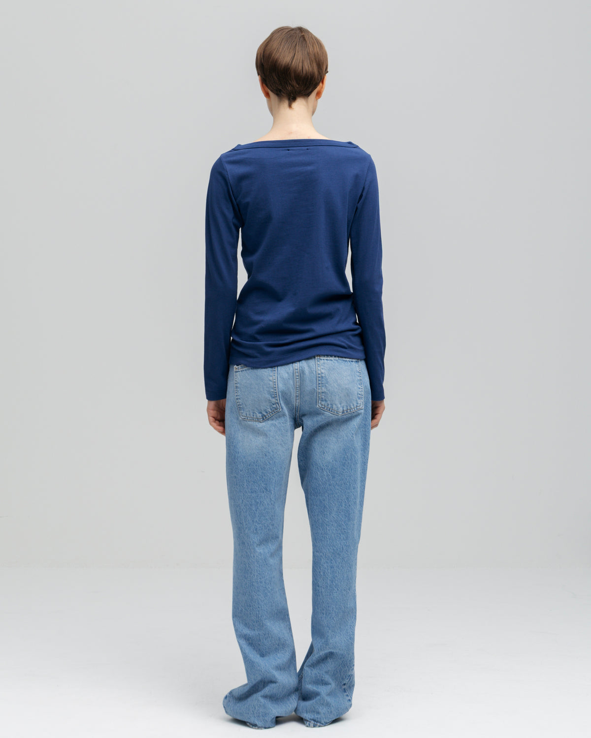AMERICAN DRY COTTON  BOAT-NECK  L/S TEE（アメリカンドライコットンボートネックロングスリーブTシャツ）｜ONIT（オニット）OFFICIAL ONLINE STORE