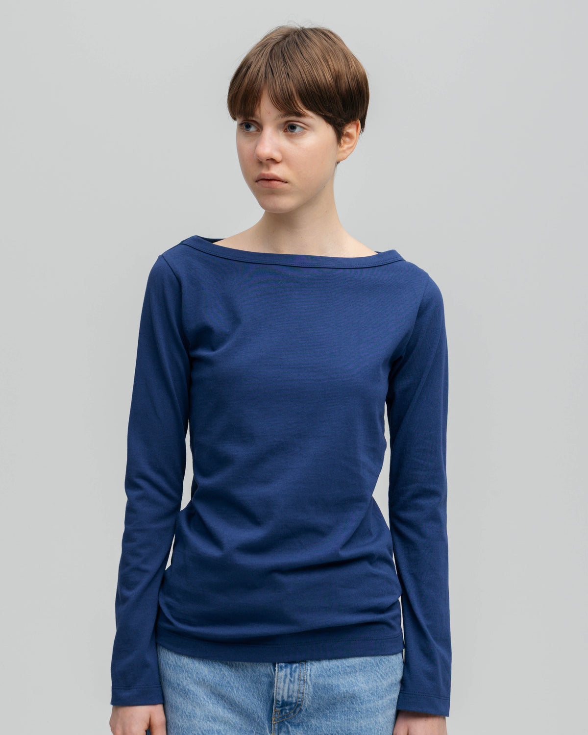 AMERICAN DRY COTTON  BOAT-NECK  L/S TEE（アメリカンドライコットンボートネックロングスリーブTシャツ）｜ONIT（オニット）OFFICIAL ONLINE STORE