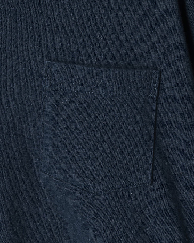 COTTON SLUB SHORT LENGTH POCKET L/S T-SHIRT（ラフィー天竺ショート丈ロングスリーブTシャツ）｜onit（オニット）OFFICIAL ONLINE STORE