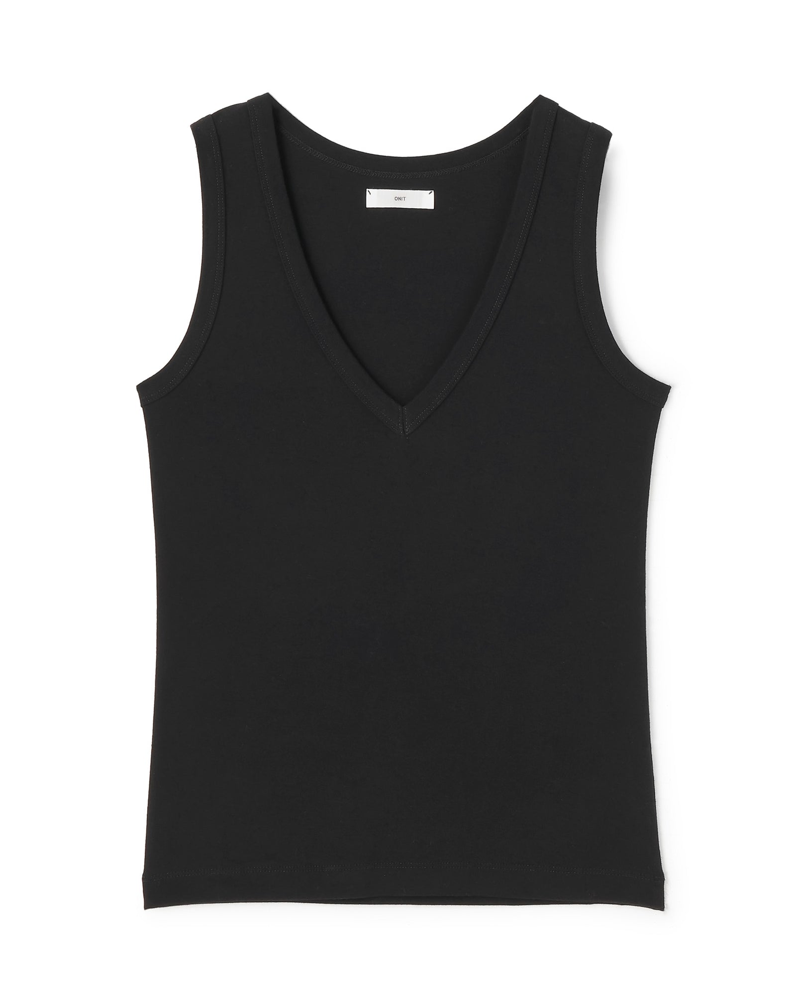 ONIT オニット コットンリブ タンクトップ 新品 COTTON RIB V-NECK TANK TOP（コットンフライスVネックタンク
