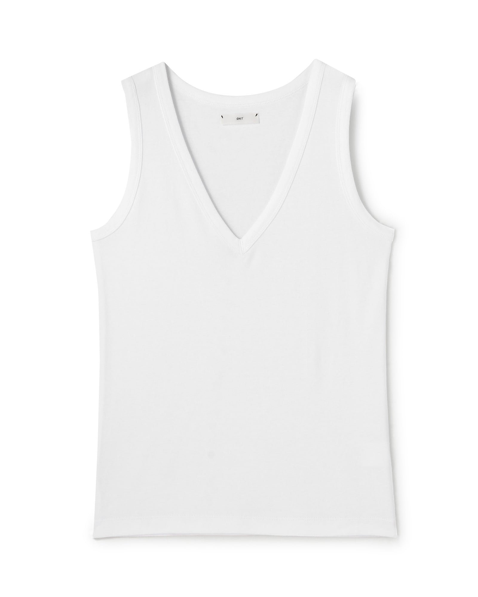 ONIT オニット コットンリブ タンクトップ 新品 COTTON RIB V-NECK TANK TOP（コットンフライスVネックタンク