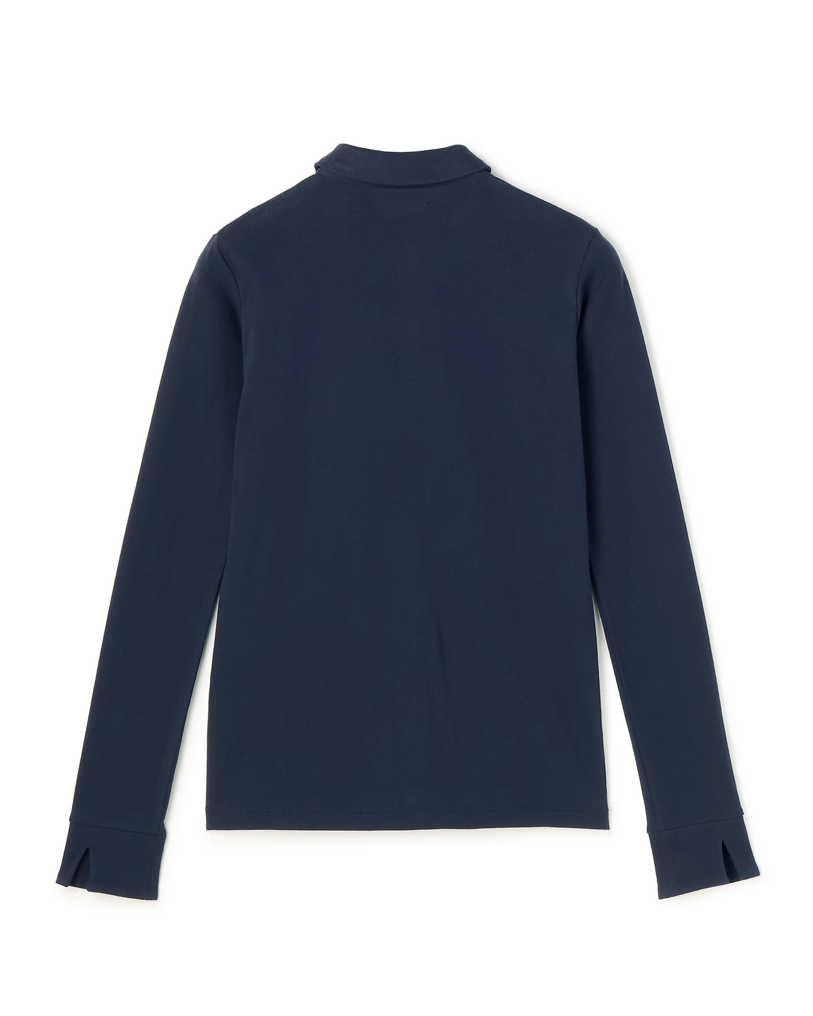 cotton tight sleeve rib tops ネイビー cotton tight sleeve rib tops ネイビー