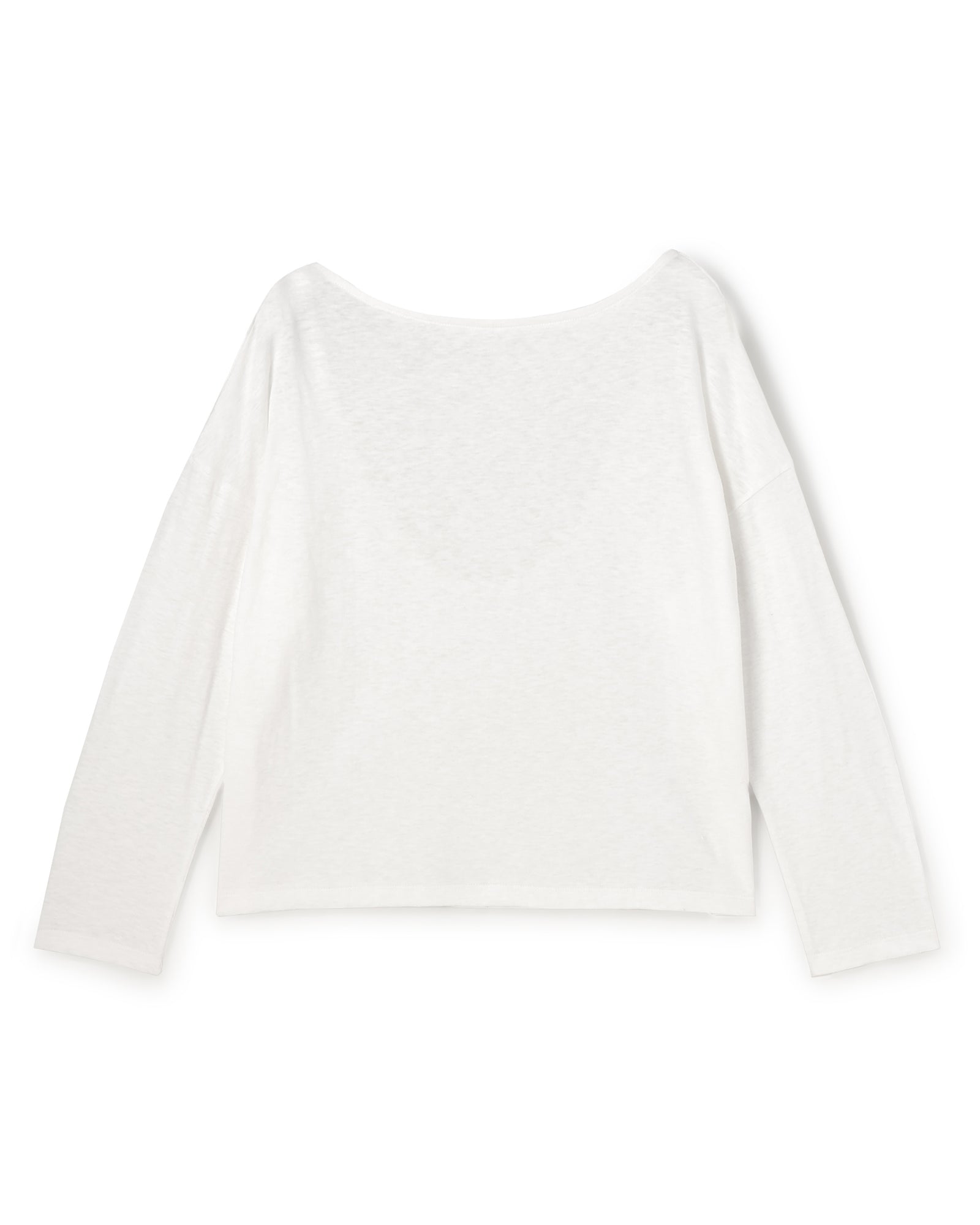 ROUGH COTTON DEEP BACK OPEN L/S T-SHITS（ラフコットバック