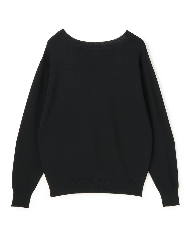 MILANO RIB KNIT DEEP V-NECK L/S T-SHITS（ミラノリブニットディープＶネックロングスリーブトップス）｜onit（オニット）OFFICIAL ONLINE STORE