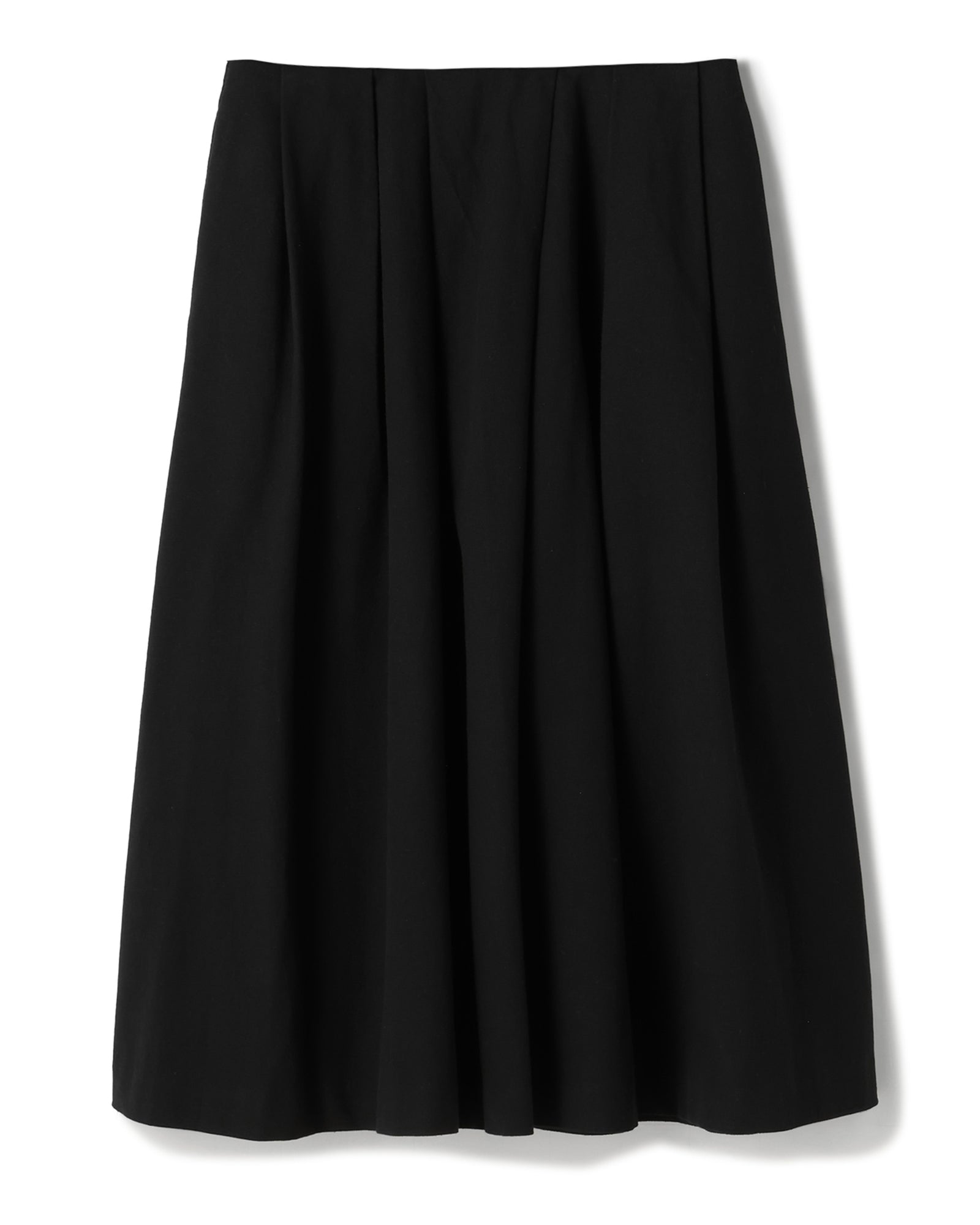 HOPSACK TUCK FLARE SKIRT（ホップサックタックフレアスカート）｜ONIT