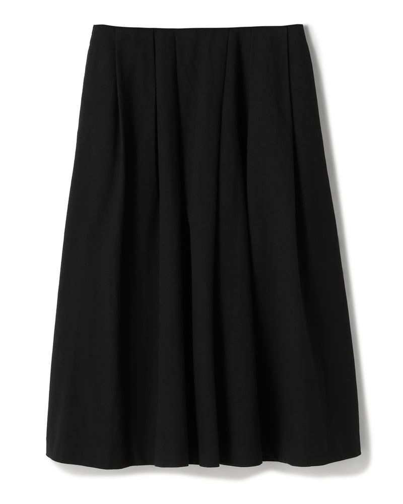 HOPSACK TUCK FLARE SKIRT（ホップサックタックフレアスカート）｜ONIT