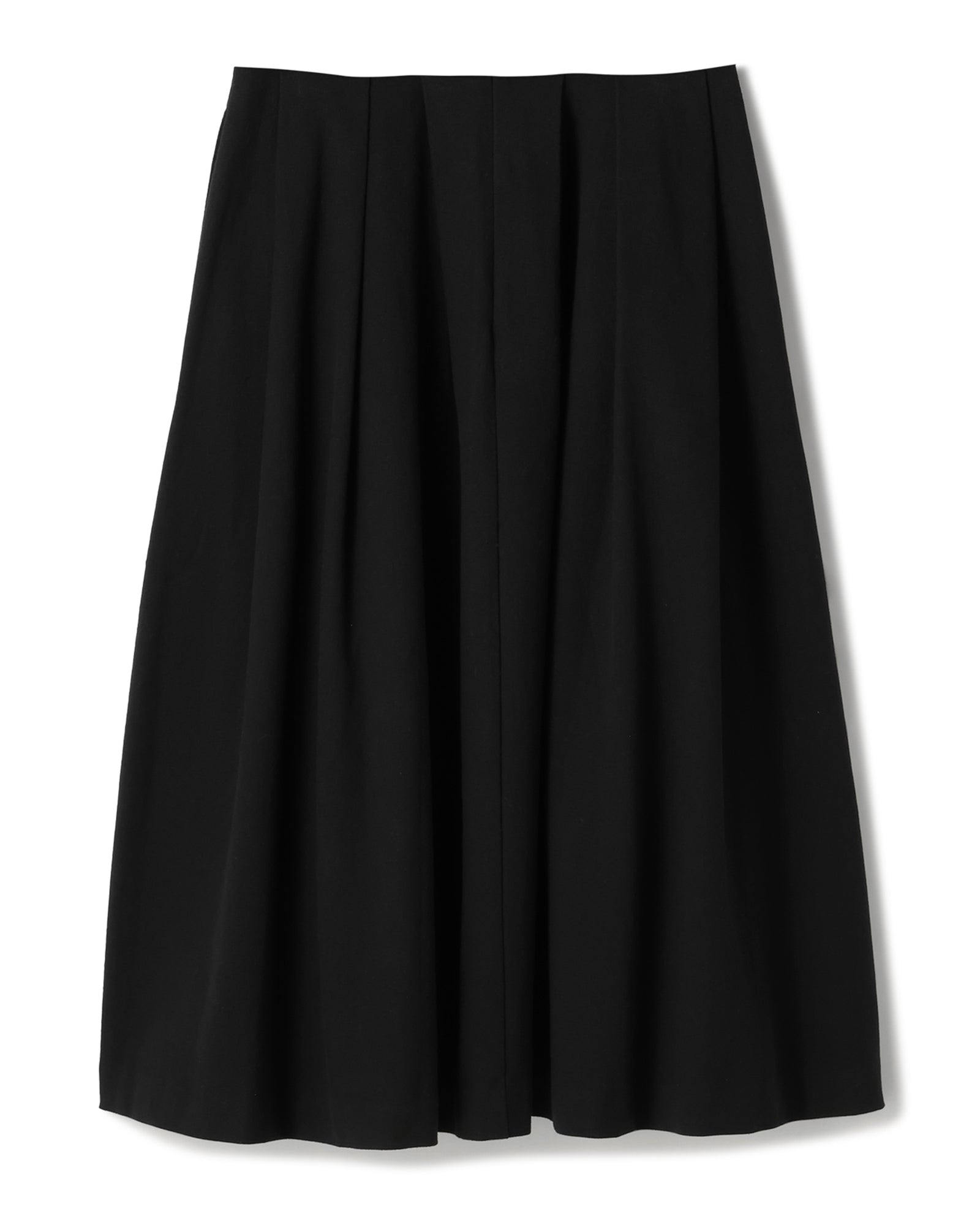 HOPSACK TUCK FLARE SKIRT（ホップサックタックフレアスカート）｜ONIT