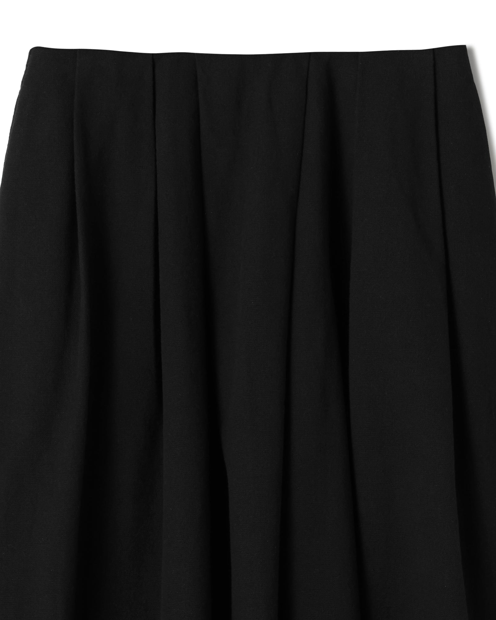 HOPSACK TUCK FLARE SKIRT（ホップサックタックフレアスカート）｜ONIT