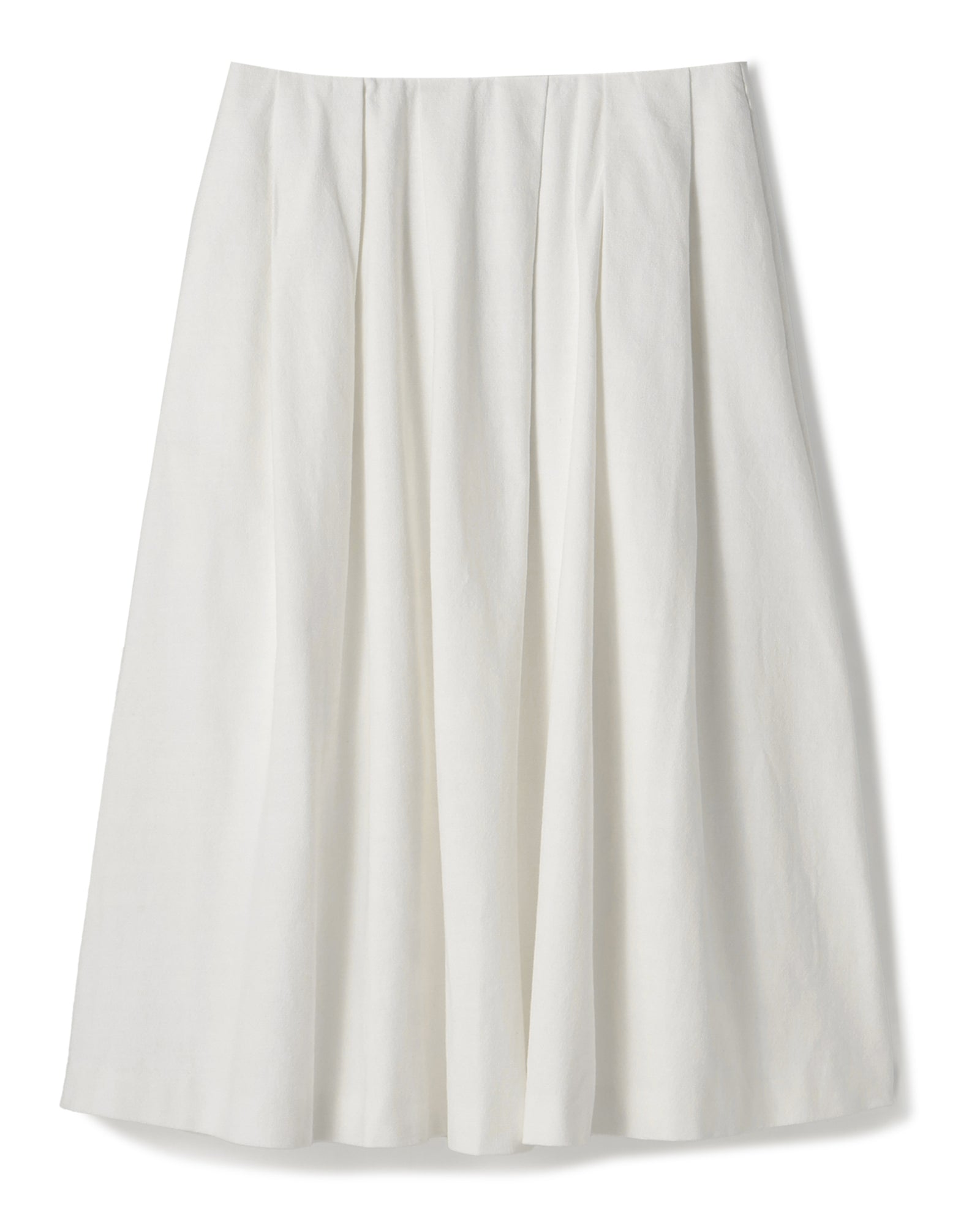 HOPSACK TUCK FLARE SKIRT（ホップサックタックフレアスカート）｜ONIT