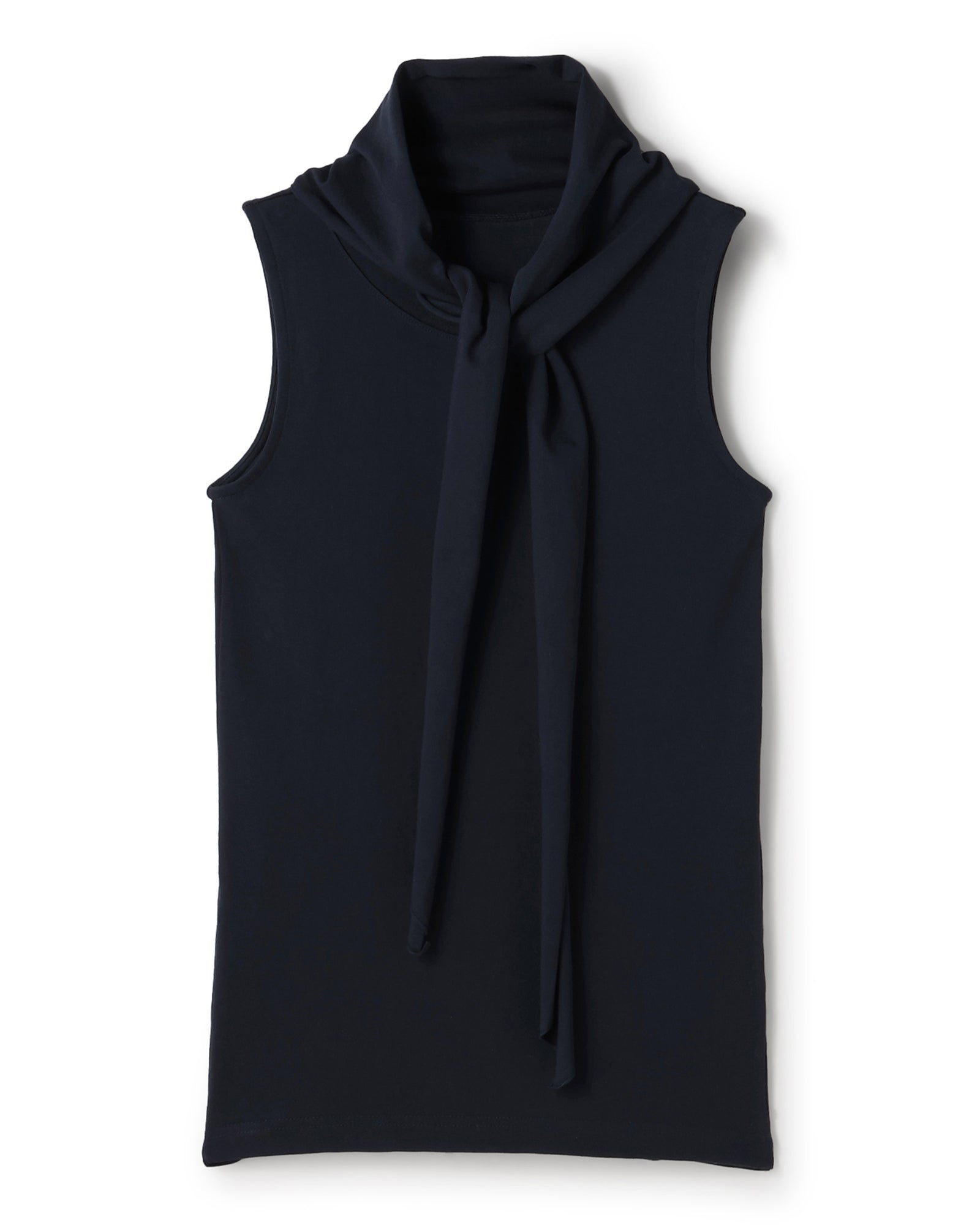 SUPER AMERICAN DRY COTTON BOW TIE SLEEVELESS TOPS（スーパー 